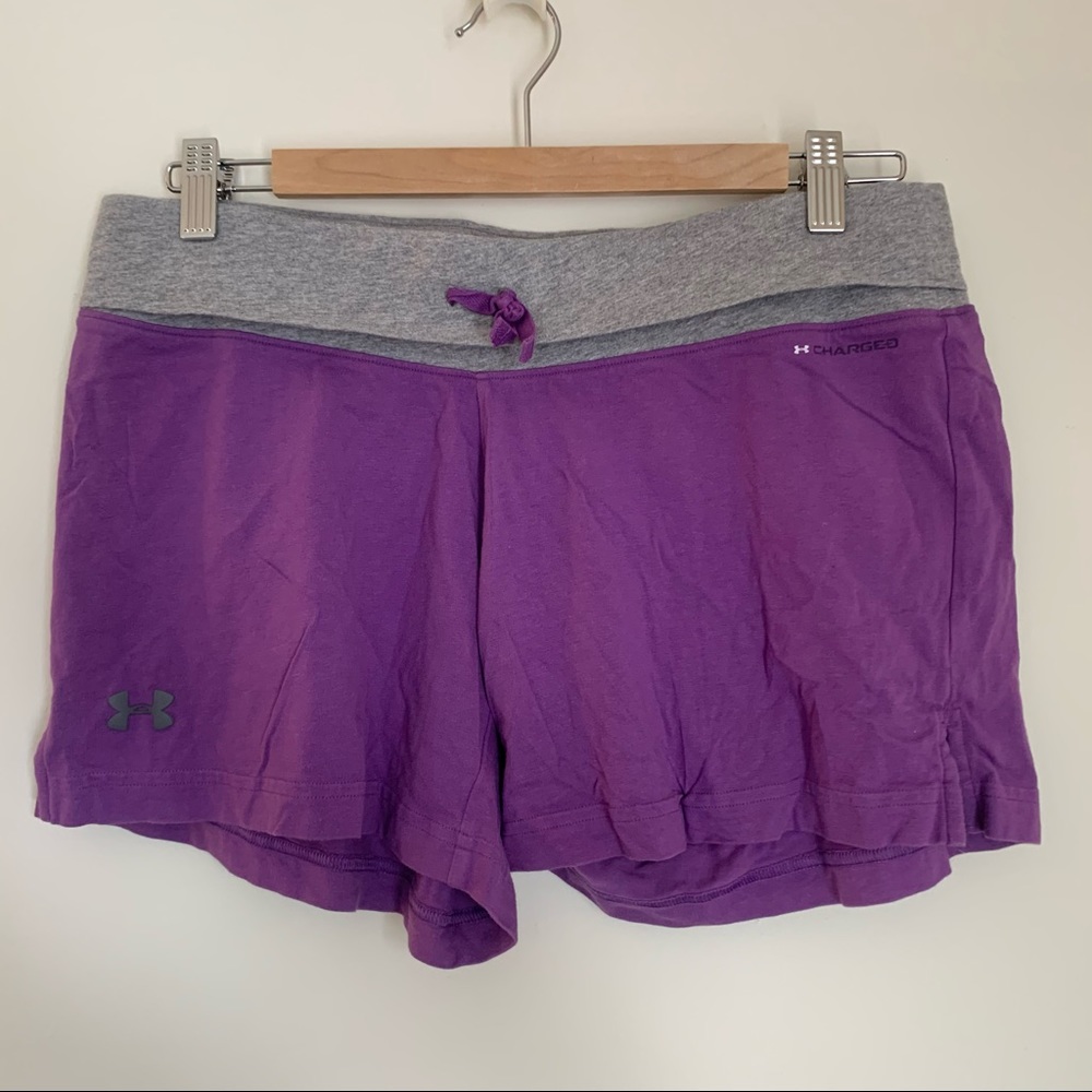 NWOT Under Armour Charged Cotton Yoga Shorts